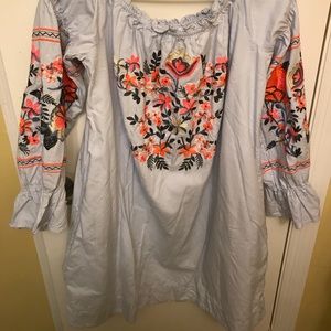 Off the shoulder dress